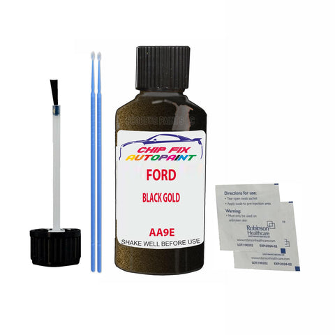 Ford Black Gold Paint Code Aa9E Touch Up Paint Scratch Repair