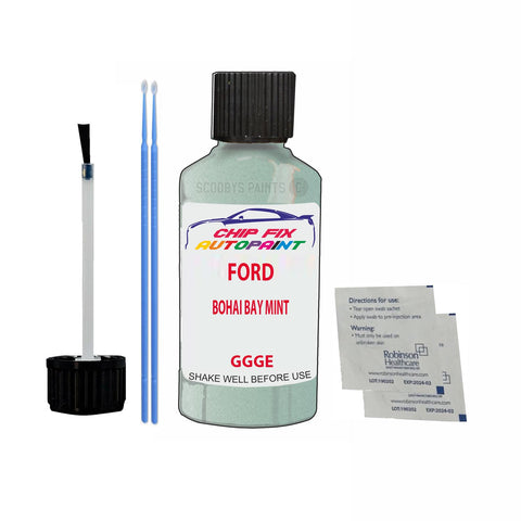 Ford Bohai Bay Mint Paint Code Ggge Touch Up Paint Scratch Repair