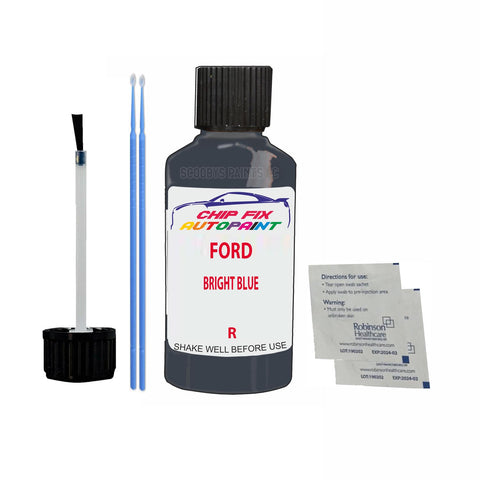 Ford Bright Blue Paint Code R Touch Up Paint Scratch Repair