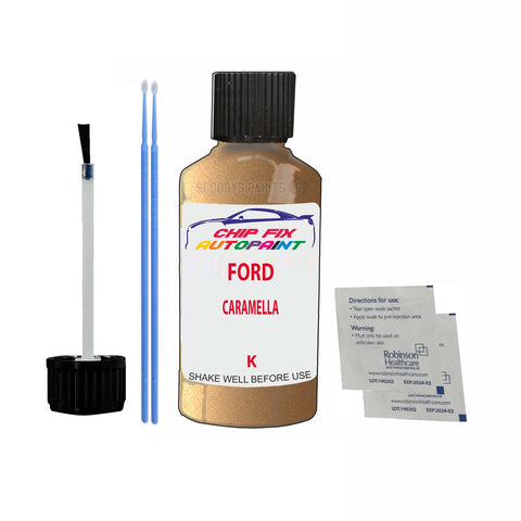 Paint For Ford Tourneo Courier CARAMELLA 2007-2007 BROWN Touch Up Paint