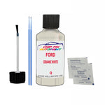 Paint For Ford Ka CERAMIC WHITE 2002-2005 WHITE Touch Up Paint