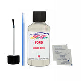 Paint For Ford Ka CERAMIC WHITE 2002-2005 WHITE Touch Up Paint
