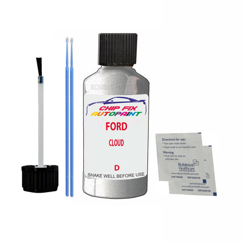 Ford Cloud Paint Code D Touch Up Paint Scratch Repair