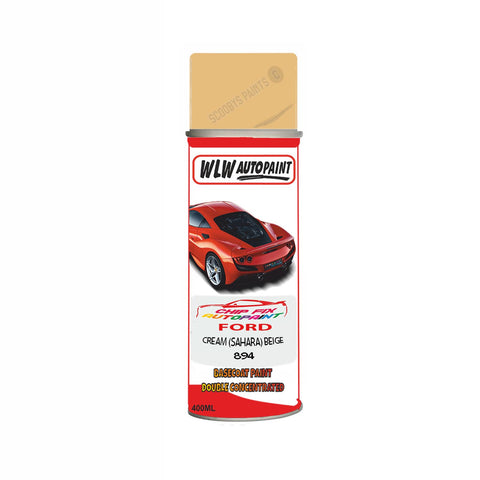 Ford Cream (Sahara) Beige Paint Code 894 Aerosol Spray Paint Scratch Repair