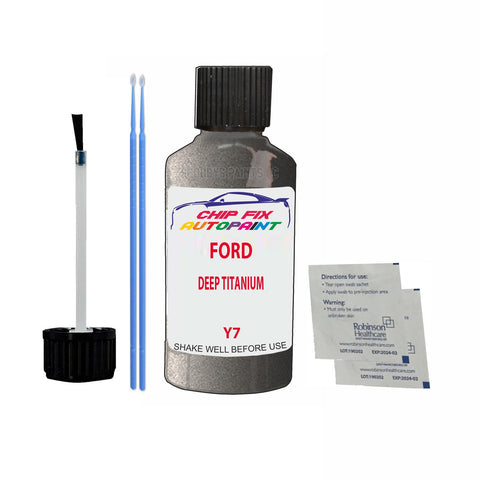 Ford Deep Titanium Paint Code Y7 Touch Up Paint Scratch Repair