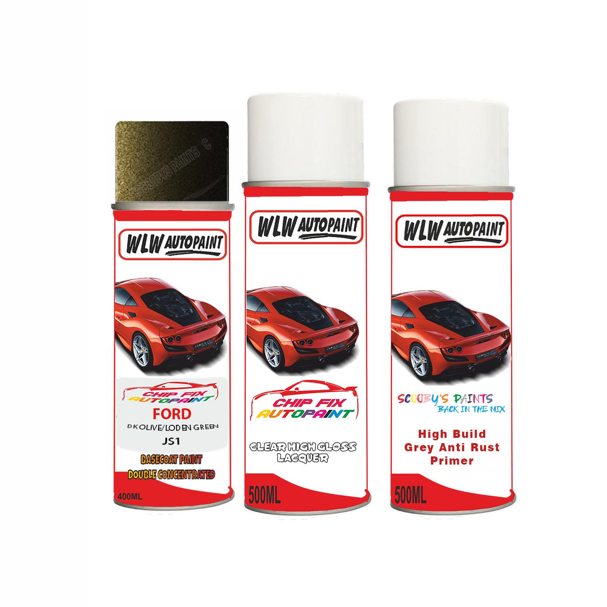 Ford Dk Olive/Loden Green Paint Code Js1 Aerosol Spray Paint – Car ...