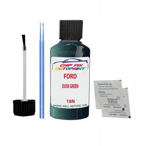 Ford Dusk Green Paint Code 18N Touch Up Paint Scratch Repair