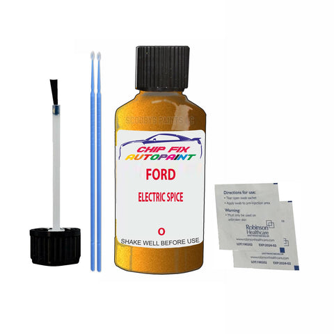 Paint For Ford Galaxy ELECTRIC SPICE 2016-2017 ORANGE Touch Up Paint