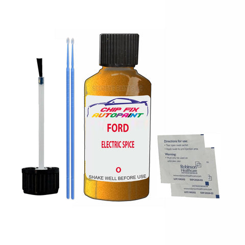 Paint For Ford S-Max ELECTRIC SPICE 2016-2017 ORANGE Touch Up Paint