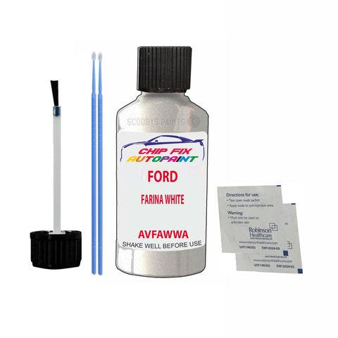 Paint For Ford Focus Cabrio FARINA WHITE 2011-2011 WHITE Touch Up Paint