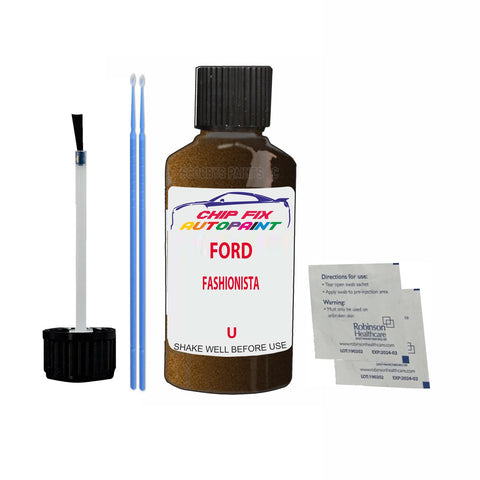 Ford Fashionista Paint Code U Touch Up Paint Scratch Repair