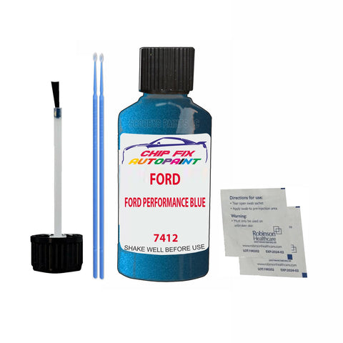 Paint For Ford S-Max FORD PERFORMANCE BLUE 2018-2021 BLUE Touch Up Paint