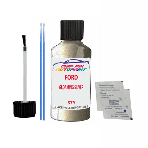 Ford Gloaming Silver Paint Code 37Y Touch Up Paint Scratch Repair