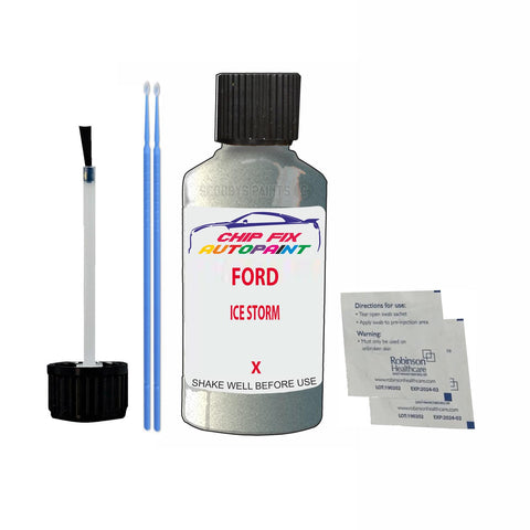 Paint For Ford Focus ICE STORM 2013-2016 GREY Touch Up Paint