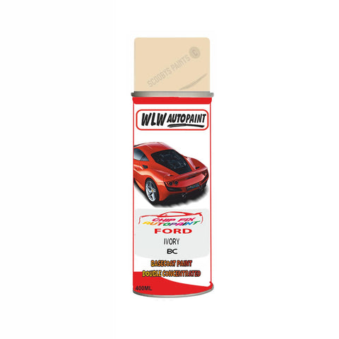 Ford Ivory Paint Code Bc Aerosol Spray Paint Scratch Repair
