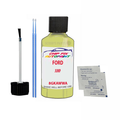 Paint For Ford Ka JUMP 2009-2012 GREEN Touch Up Paint
