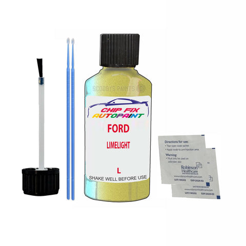 Ford Limelight Paint Code L Touch Up Paint Scratch Repair