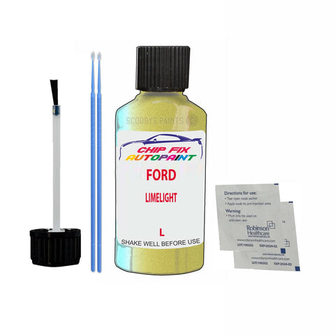 Paint For Ford C-Max LIMELIGHT 2011-2012 YELLOW Touch Up Paint