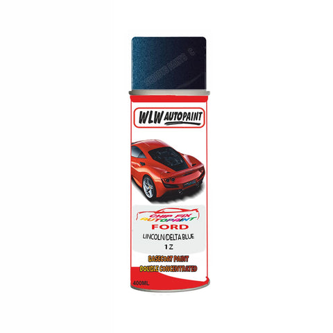 Ford Lincoln/Delta Blue Paint Code 1Z Aerosol Spray Paint Scratch Repair