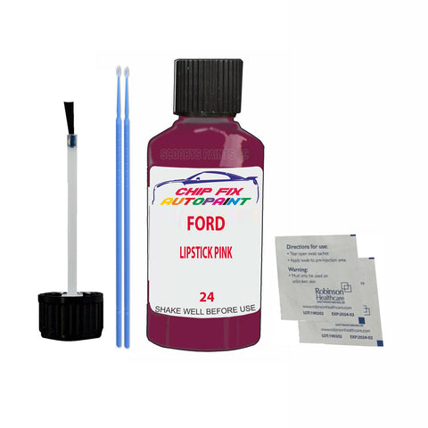 Paint For Ford Escort Cabrio LIPSTICK PINK 1994-1996 RED Touch Up Paint