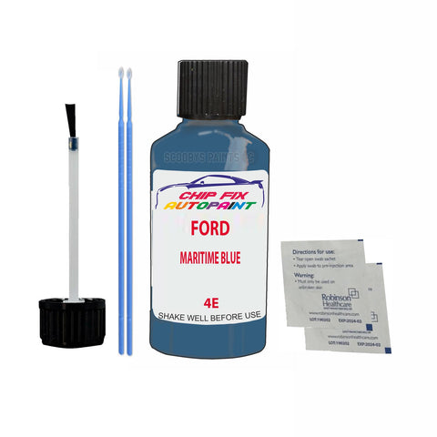 Paint For Ford Fiesta MARITIME BLUE 1987-1990 BLUE Touch Up Paint