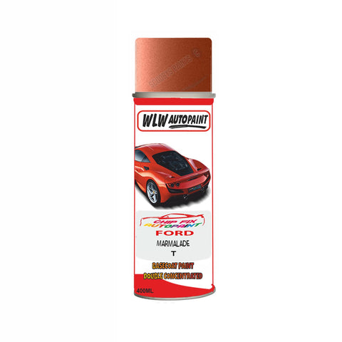 Ford Marmalade Paint Code T Aerosol Spray Paint Scratch Repair