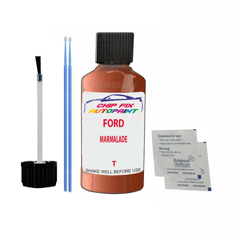Paint For Ford Transit Van MARMALADE 2007-2007 ORANGE Touch Up Paint