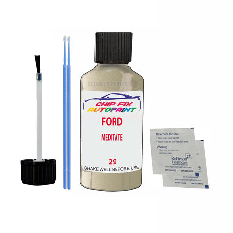 Paint For Ford Ka MEDITATE 2009-2009 BEIGE Touch Up Paint