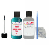 Ford Medium Aqua Teal Paint Code V Touch Up Paint Primer undercoat anti rust