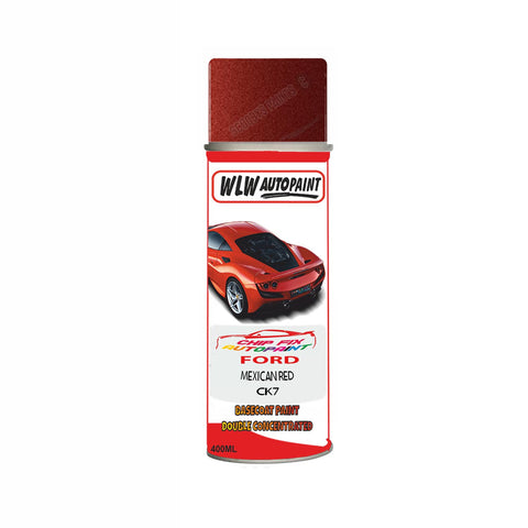 Ford Mexican Red Paint Code Ck7 Aerosol Spray Paint Scratch Repair