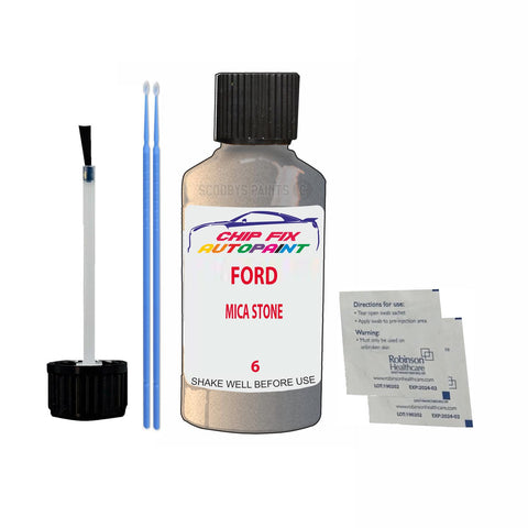 Paint For Ford Escort MICA STONE 1997-1999 GREY Touch Up Paint