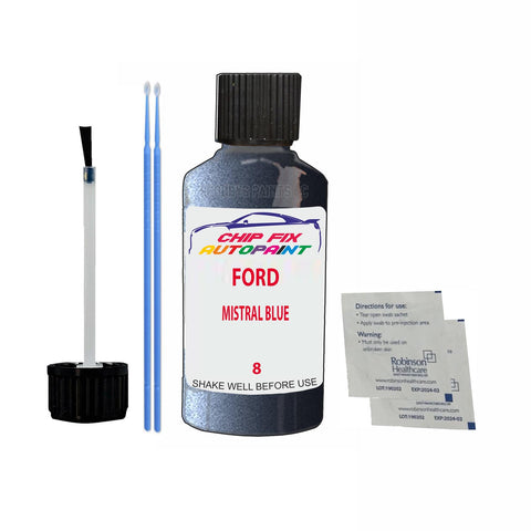 Paint For Ford Escort Cabrio MISTRAL BLUE 1993-1998 BLUE Touch Up Paint
