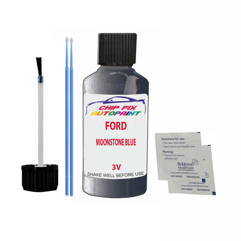Paint For Ford Escort MOONSTONE BLUE 1986-1990 BLUE Touch Up Paint