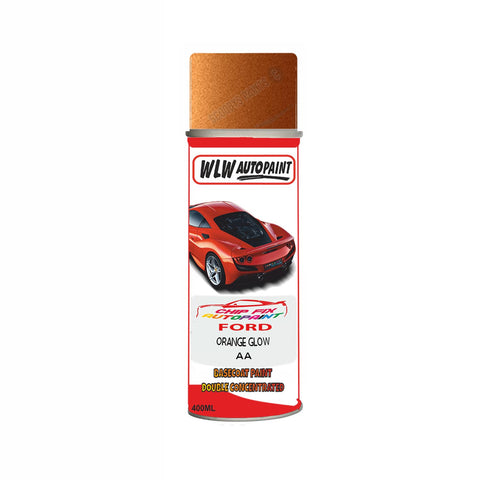 Ford Orange Glow Paint Code Aa Aerosol Spray Paint Scratch Repair