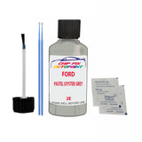 Ford Pastel (Oyster) Grey Paint Code 2E Touch Up Paint Scratch Repair