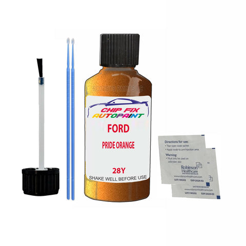 Paint For Ford Ranger PRIDE ORANGE 2016-2017 ORANGE Touch Up Paint