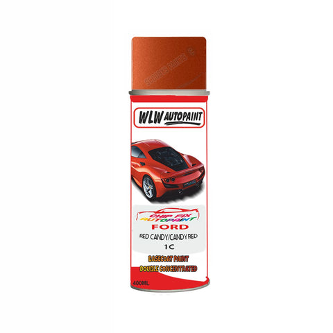 Ford Red Candy/Candy Red Paint Code 1C Aerosol Spray Paint Scratch Repair