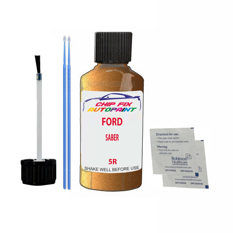 Ford Saber Paint Code 5R Touch Up Paint Scratch Repair
