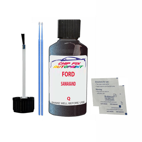 Paint For Ford Fiesta SAMAKAND 1995-2002 PURPLE Touch Up Paint