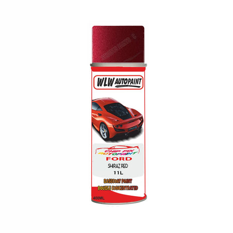 Ford Shiraz Red Paint Code 11L Aerosol Spray Paint Scratch Repair
