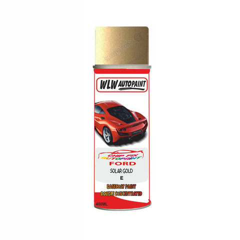 Ford Solar Gold Paint Code E Aerosol Spray Paint Scratch Repair