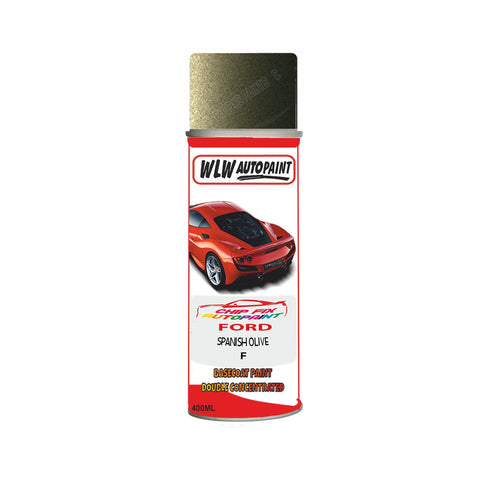 Ford Spanish Olive Paint Code F Aerosol Spray Paint Scratch Repair