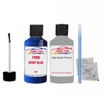Ford Spirit Blue Paint Code W Touch Up Paint Primer undercoat anti rust