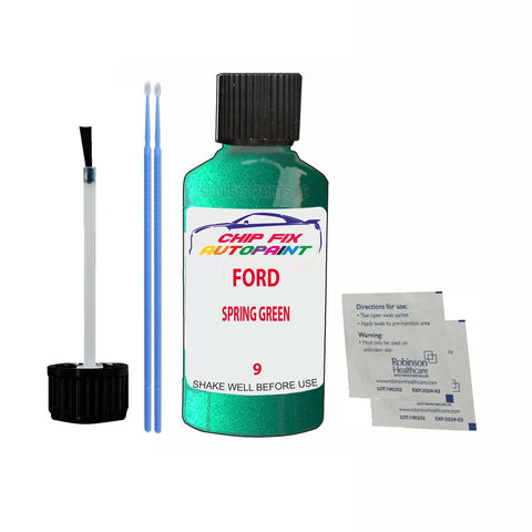 Ford Spring Green Paint Code 9 Touch Up Paint Scratch Repair