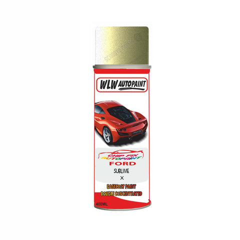 Ford Sublime Paint Code X Aerosol Spray Paint Scratch Repair