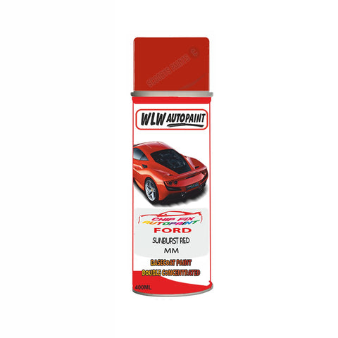 Ford Sunburst Red Paint Code Mm Aerosol Spray Paint Scratch Repair