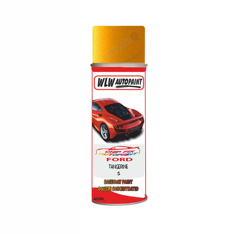 Ford Tangerine Scream/Electric Gold Paint Code S Aerosol Spray Paint Scratch Repair