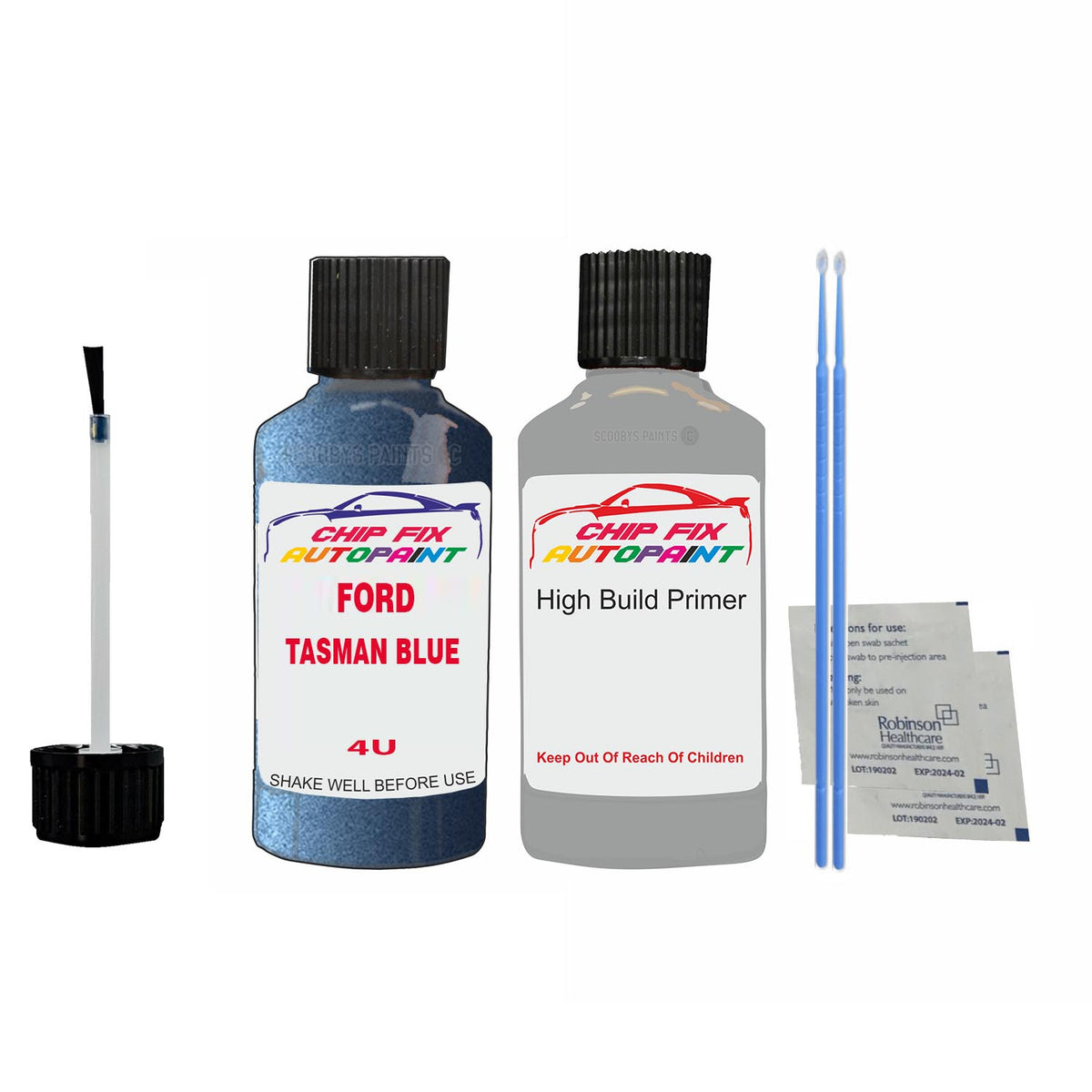 Paint For Ford Cabrio TASMAN BLUE 1989-1994 BLUE Touch Up Paint – Car ...