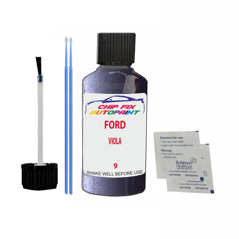 Ford Viola Paint Code 9 Touch Up Paint Scratch Repair