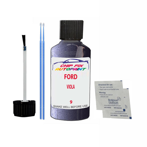 Paint For Ford Fiesta VIOLA 2006-2008 PURPLE Touch Up Paint